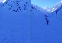 На автодороге «Душанбе-Чанок» сошли крупные лавины