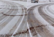 На трассе Душанбе-Чанак усилился снегопад: движение обеспечено, но водителей просят соблюдать осторожность