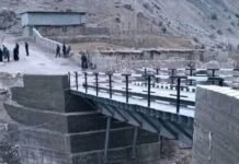 В Айни восстановили мост, построенный в советские годы